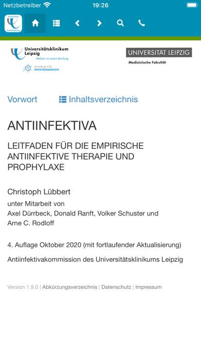 Antibiotika – Antiinfektiva App-Screenshot #1