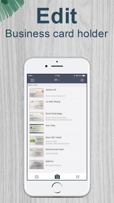 Business Card Scanner-Sam Full App screenshot #2