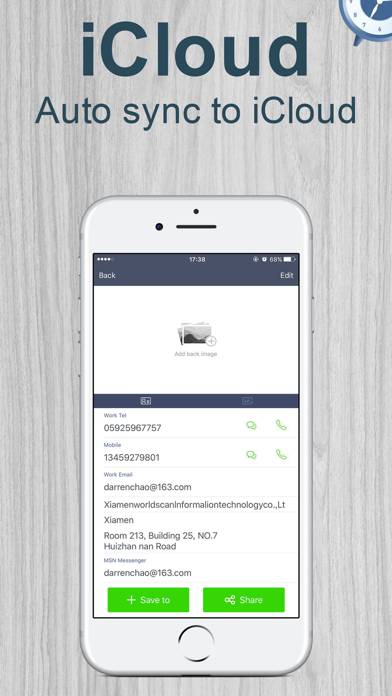 Business Card Scanner-Sam Full App screenshot #5