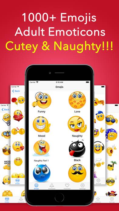 Adult Emoji Pro & Animated GIF Capture d'écran de l'application #1