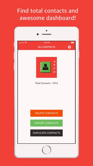 Backup all contacts and export Schermata dell'app #6