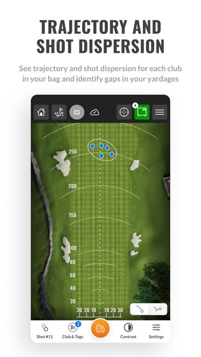 TrackMan Golf Pro App skärmdump