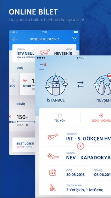 AnadoluJet Cheap Flight Ticket Uygulama ekran görüntüsü #1
