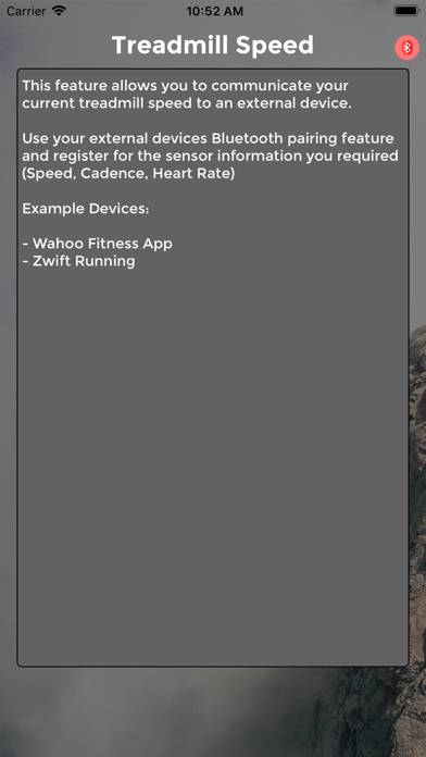 Treadmill Smart Speed App screenshot