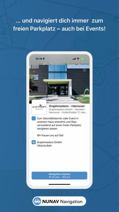 NUNAV Navigation App-Screenshot