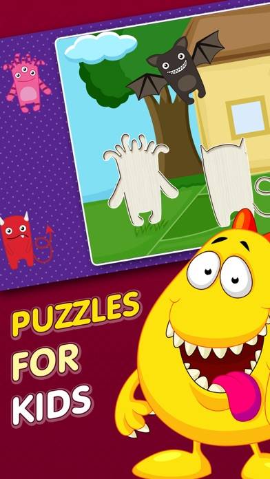 Monster Puzzle Games: Toddler Kids Learning Apps Captura de pantalla de la aplicación #1
