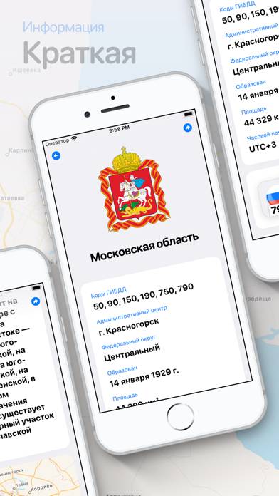 Регионы  Коды регионов России App screenshot #2