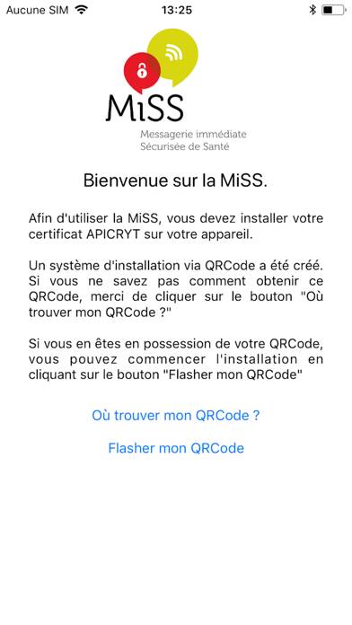 MiSS Capture d'écran de l'application