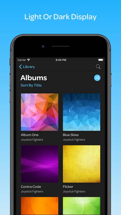 Glider Music Player App screenshot #4