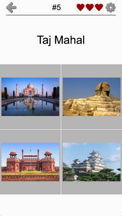 Famous Monuments of the World Captura de pantalla de la aplicación #2