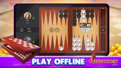 Backgammon game screenshot