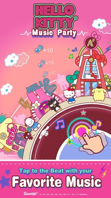 Hello Kitty Music Party Скриншот приложения #2