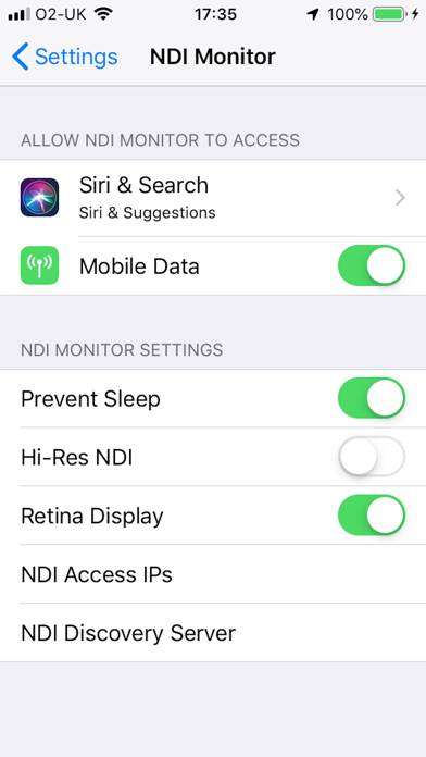 NDI Monitor Schermata dell'app #3