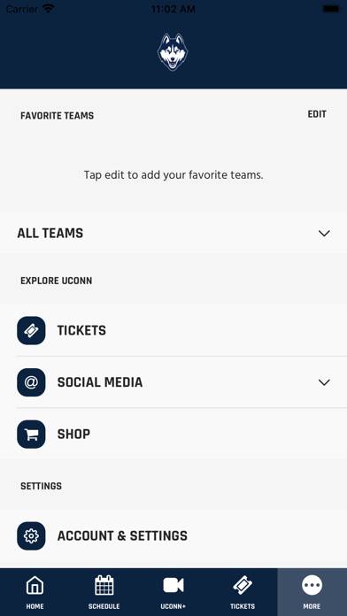 UConn Huskies App screenshot #2