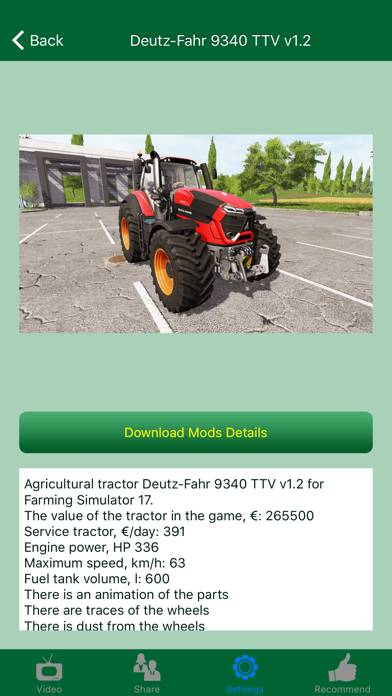 Mods for Farming Simulator 17 (FS2017) Captura de pantalla de la aplicación #2