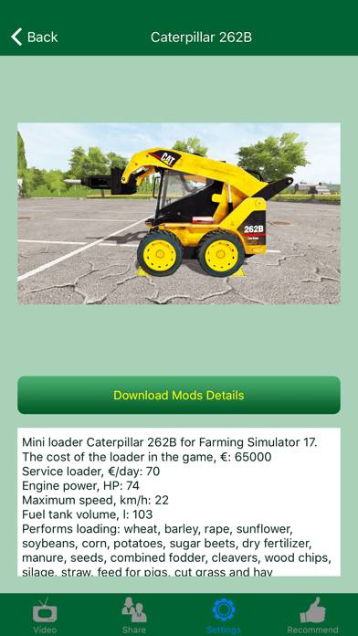 Mods for Farming Simulator 17 (FS2017) Captura de pantalla de la aplicación #3