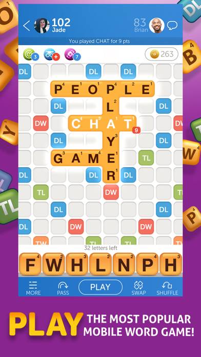 Words With Friends 2 Word Game App skärmdump #1