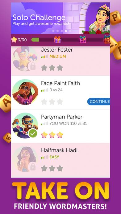 Words With Friends 2 Word Game Captura de pantalla de la aplicación #3