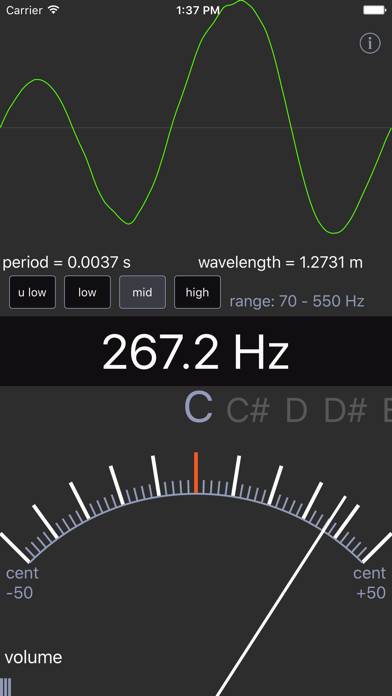Sound Analysis Oscilloscope App screenshot #1
