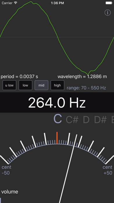 Sound Analysis Oscilloscope Schermata dell'app #2