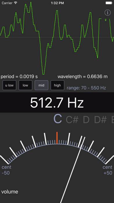 Sound Analysis Oscilloscope Schermata dell'app #3