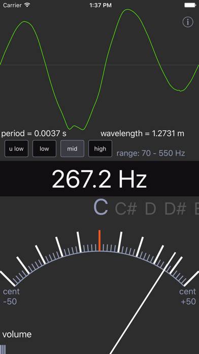 Sound Analysis Oscilloscope Schermata dell'app #4