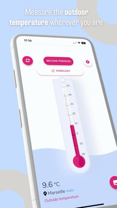 Thermometer Capture d'écran de l'application #1