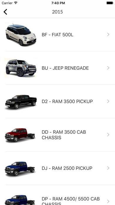 Car Parts for Chrysler App screenshot #3