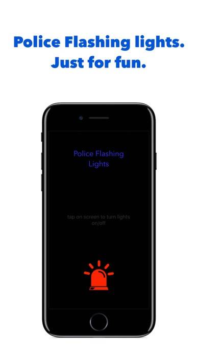 Police Flashing Lights Captura de pantalla de la aplicación #1