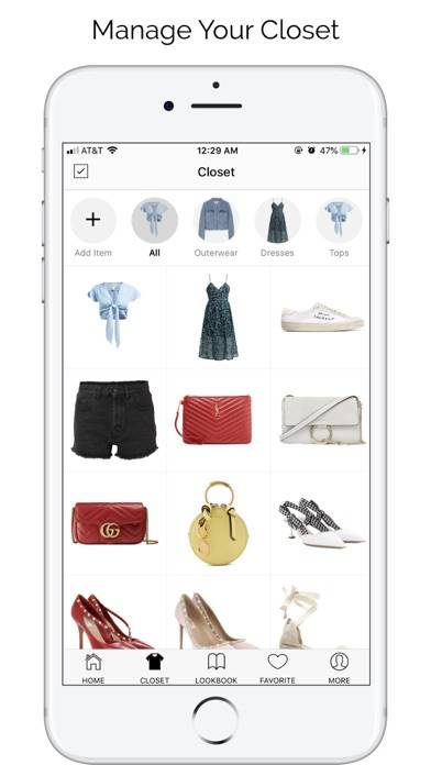 Smart Closet App skärmdump #2