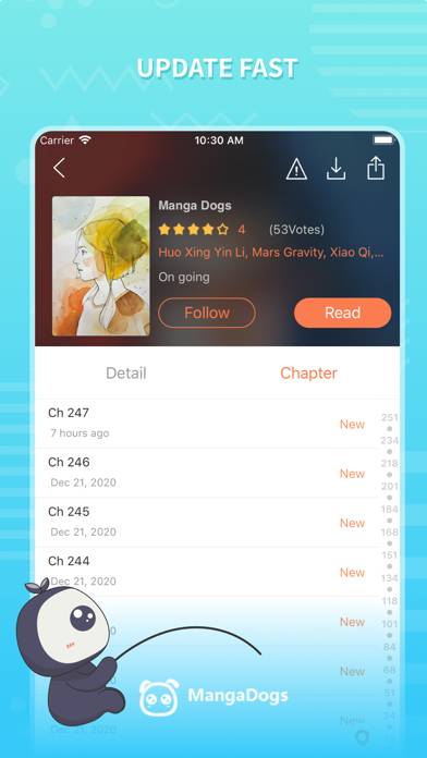 Manga Dogs Capture d'écran de l'application #3