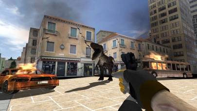 VR Dinosaur Hunter: City Dino Survival Game 3D App screenshot #1