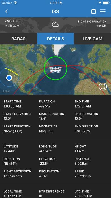 ISS Detector Capture d'écran de l'application #1