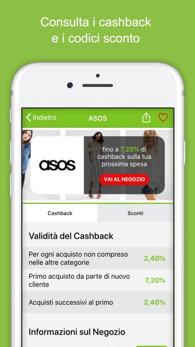 Cashback Bestshopping Schermata dell'app #2
