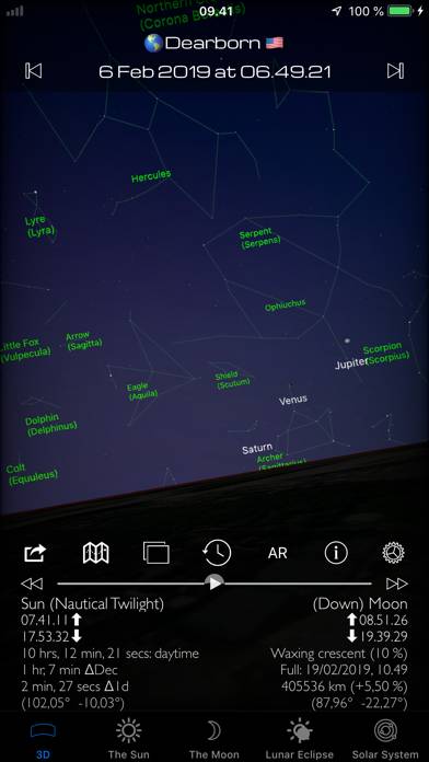 Sonne Mond 3D Planetarium Pro App-Screenshot #5