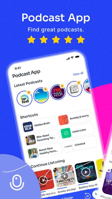 Podcast App App skärmdump #1