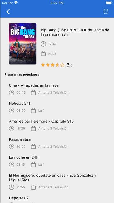 Televisión de España Schermata dell'app