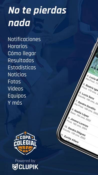 Copa Colegial App screenshot #2