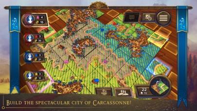 Carcassonne, tessere e tattica schermata del gioco