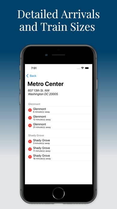 Capital DC Metro App screenshot #2