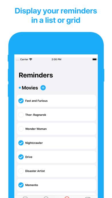 Memento: Modern Reminders Captura de pantalla de la aplicación #2