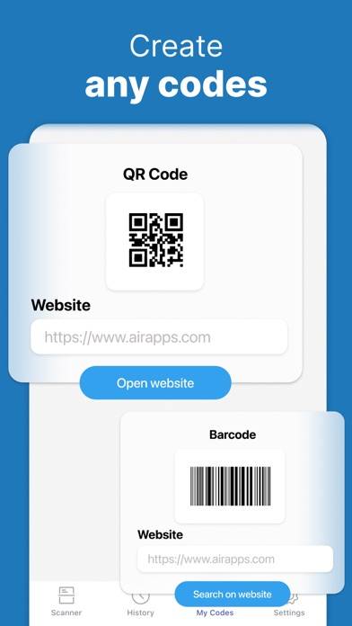 QR Code Reader · Schermata dell'app #5