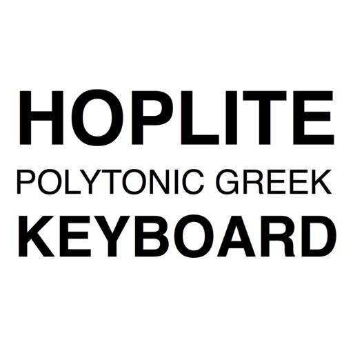 Hoplite Greek Keyboard Icon
