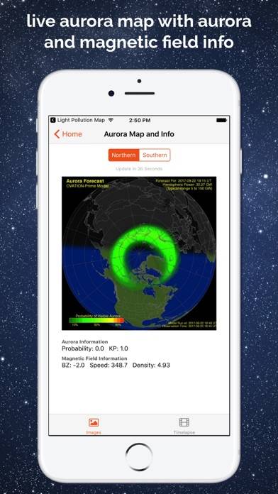 Light Pollution Map Captura de pantalla de la aplicación #3
