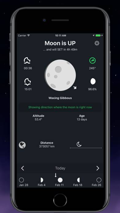 Moon Phase Now: Lunar Calendar screenshot