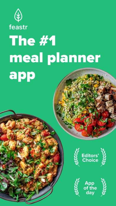 Feastr Meal Plan & Recipes App screenshot #1