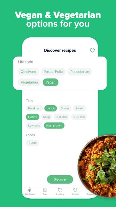 Feastr Meal Plan & Recipes App screenshot