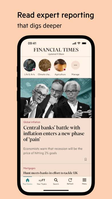 Financial Times: Business News App skärmdump #2