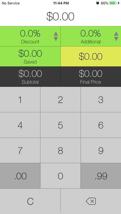 Sale Price plus Tax Calculator App screenshot #1