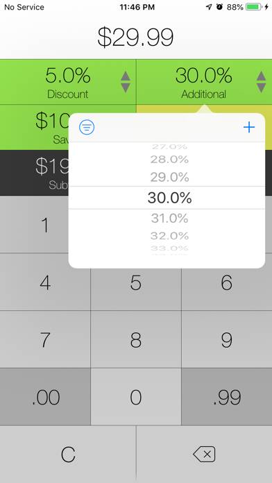 Sale Price plus Tax Calculator App screenshot